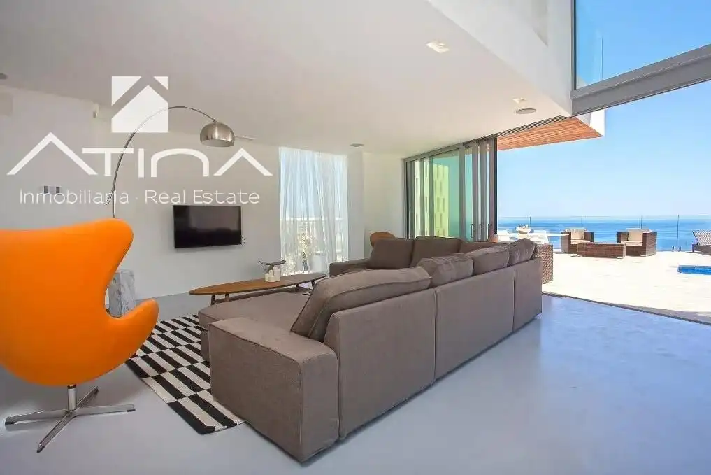 Sala d'estar de Casa o xalet en venda en Jávea / Xàbia amb Aire condicionat, Calefacció i Jardí privat