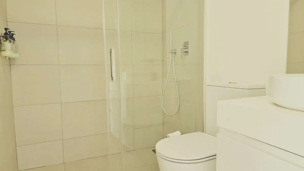 Baño de Ático en venta en Mijas con Aire acondicionado, Piscina y Amueblado
