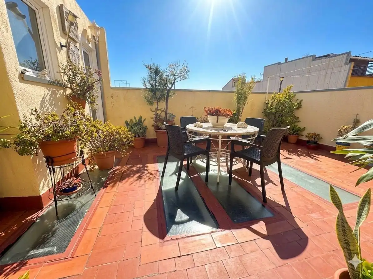 Terrace of Flat for sale in Terrassa  with Heating, Terrace and Storage room