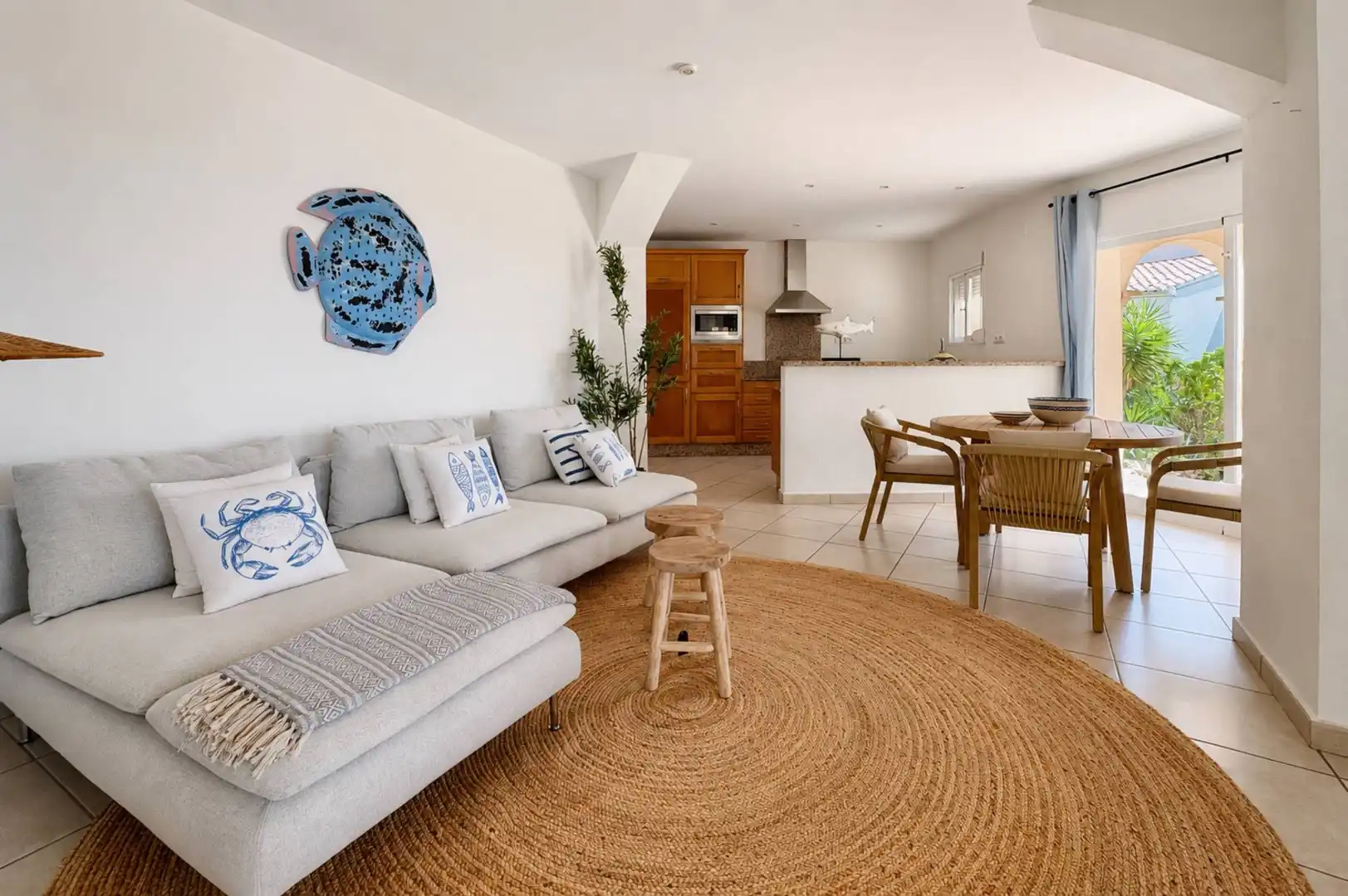 Sala de estar de Casa o chalet en venta en Jávea / Xàbia con Aire acondicionado, Calefacción y Jardín privado