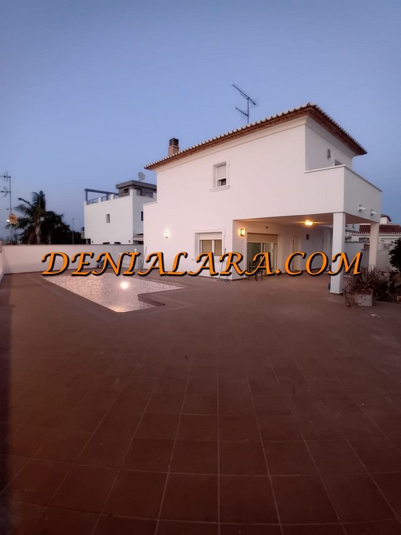 Exterior view of House or chalet for sale in Dénia  with Air Conditioner, Private garden and Terrace