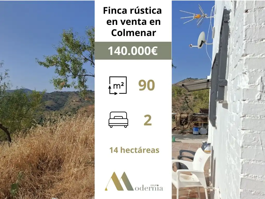 Finca rústica en venta en Colmenar
