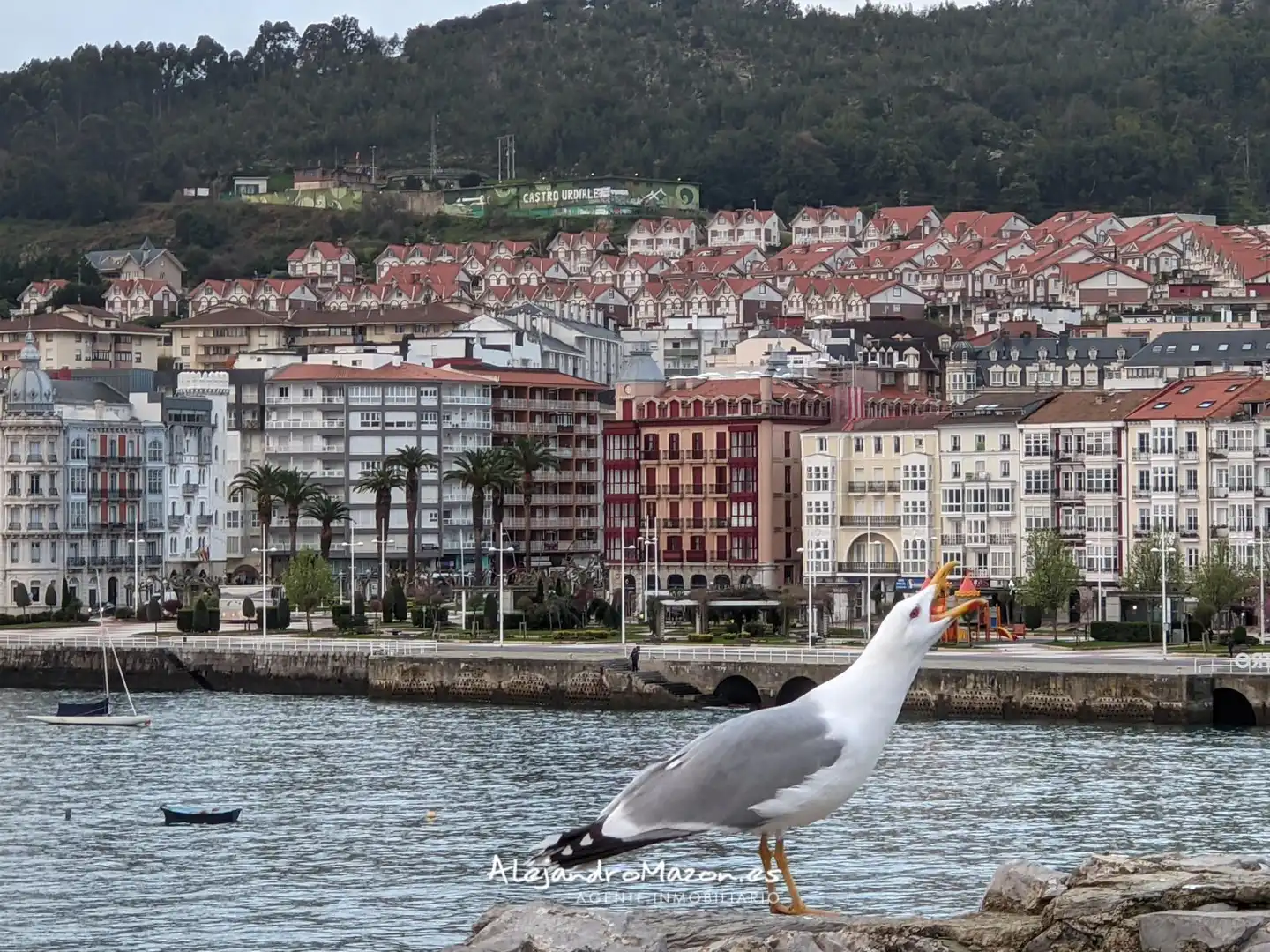 Vista exterior de Piso en venta en Castro-Urdiales con Aire acondicionado, Calefacción y Terraza