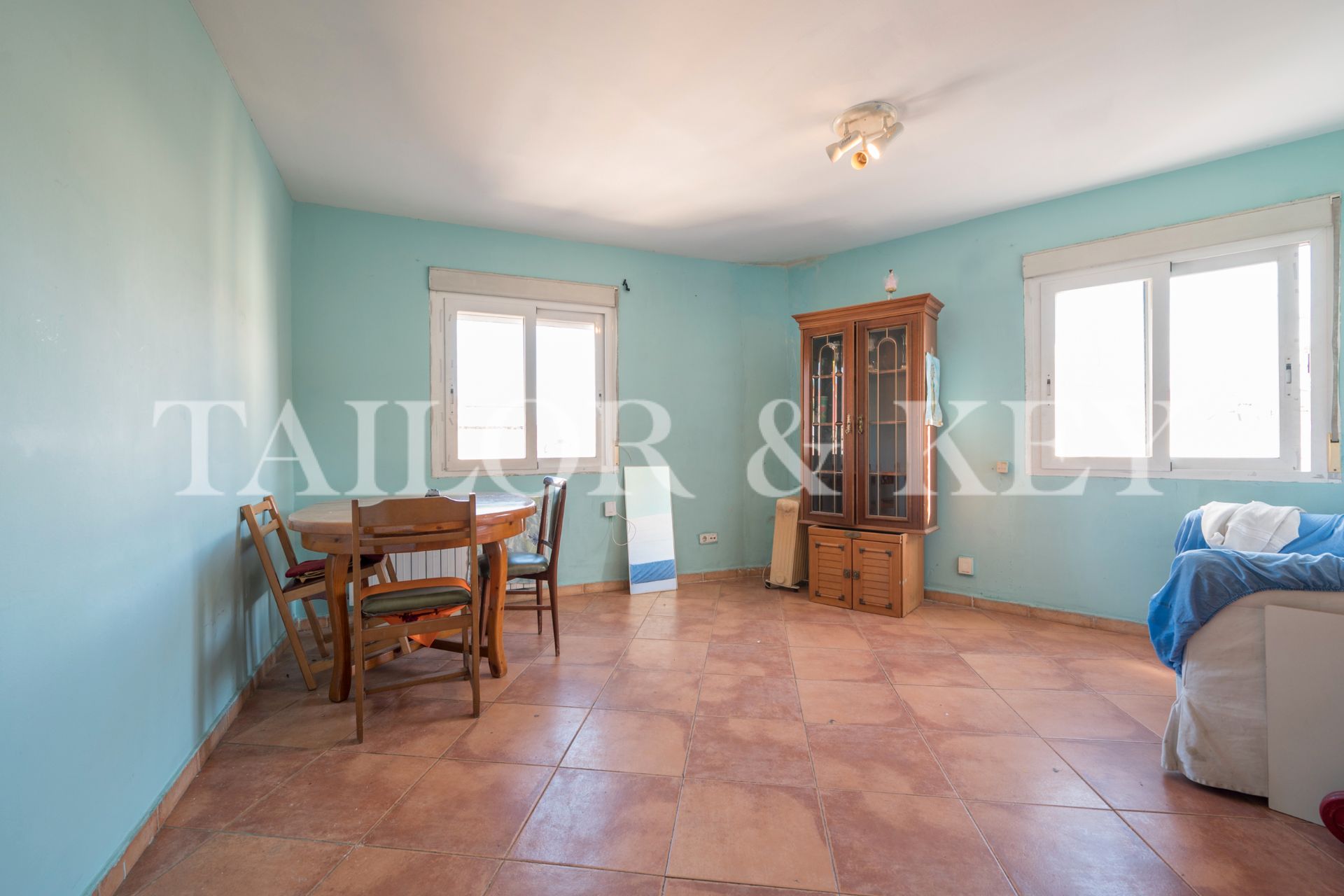 Sala de estar de Piso en venta en  Madrid Capital