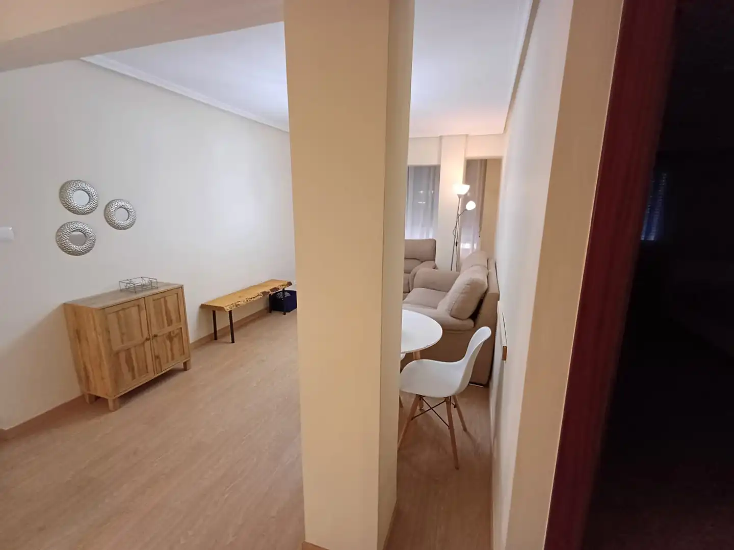 Sala d'estar de Pis de lloguer en Santander amb Calefacció i Moblat