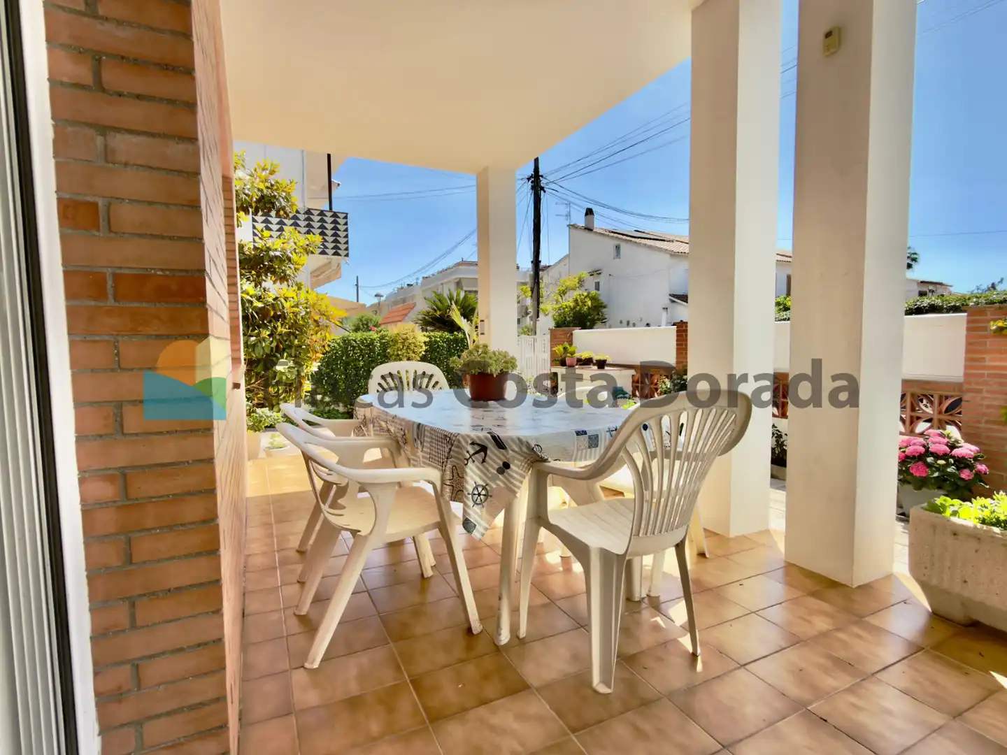 Terrace of Houses for sale in Cubelles  with Air Conditioner, Private garden and Parquet flooring