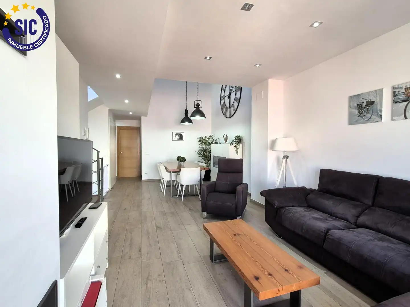 Sala de estar de Casa o chalet en venta en Les Alqueries / Alquerías del Niño Perdido con Aire acondicionado, Calefacción y Terraza