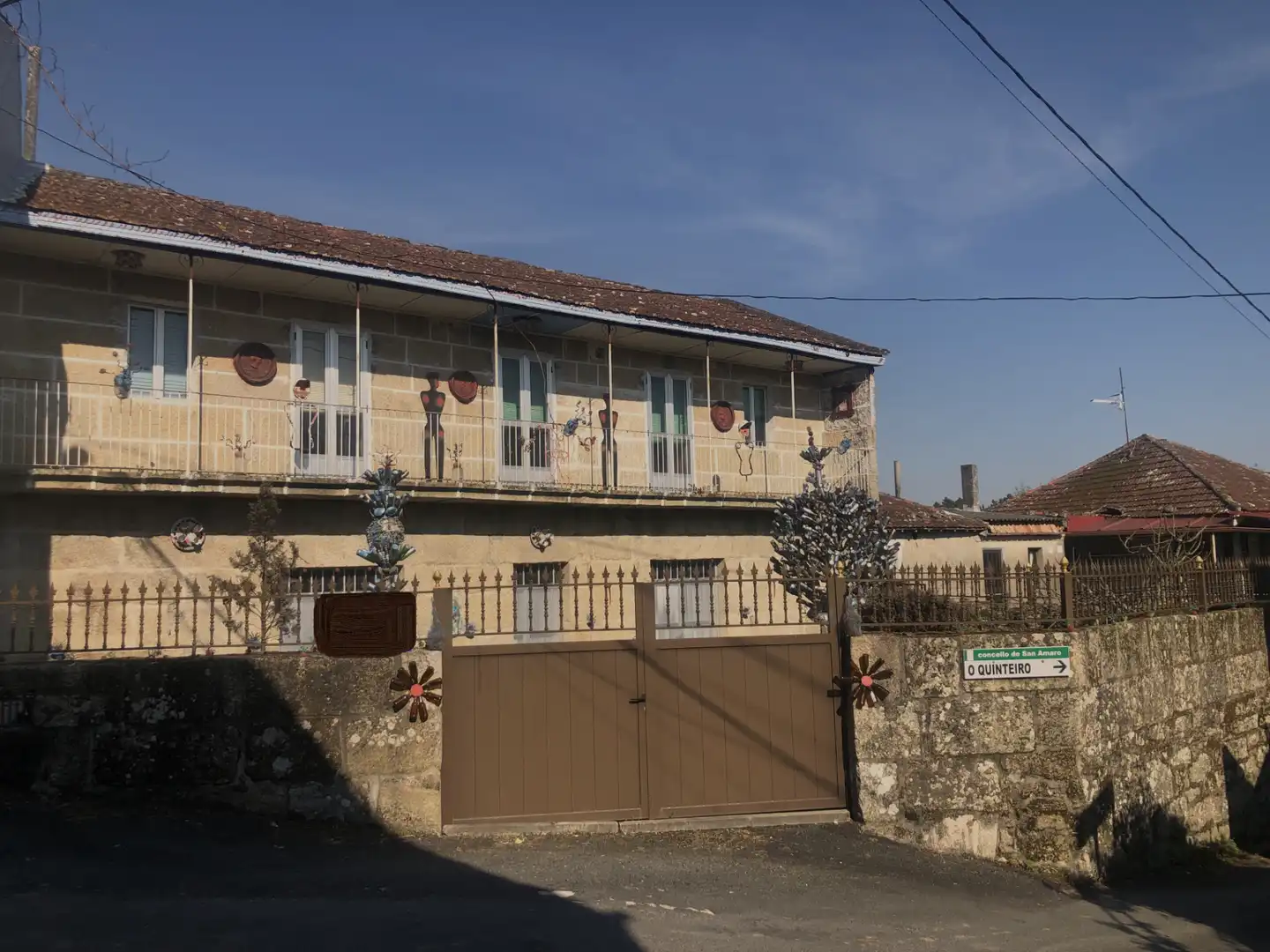 Vista exterior de Casa o chalet en venta en San Amaro