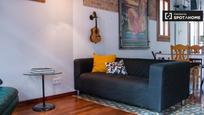 Living room of Flat to rent in  Barcelona Capital  with Air Conditioner, Heating and Furnished