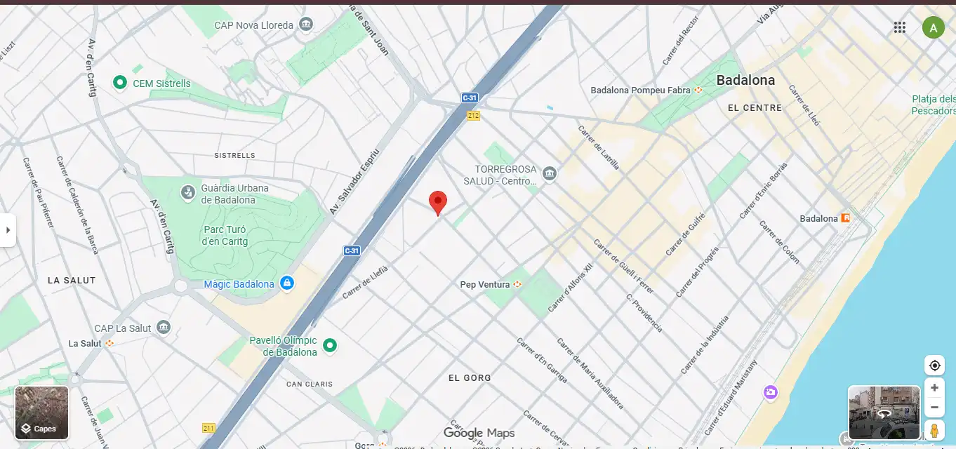 Vista exterior de Local en traspaso en Badalona con Amueblado