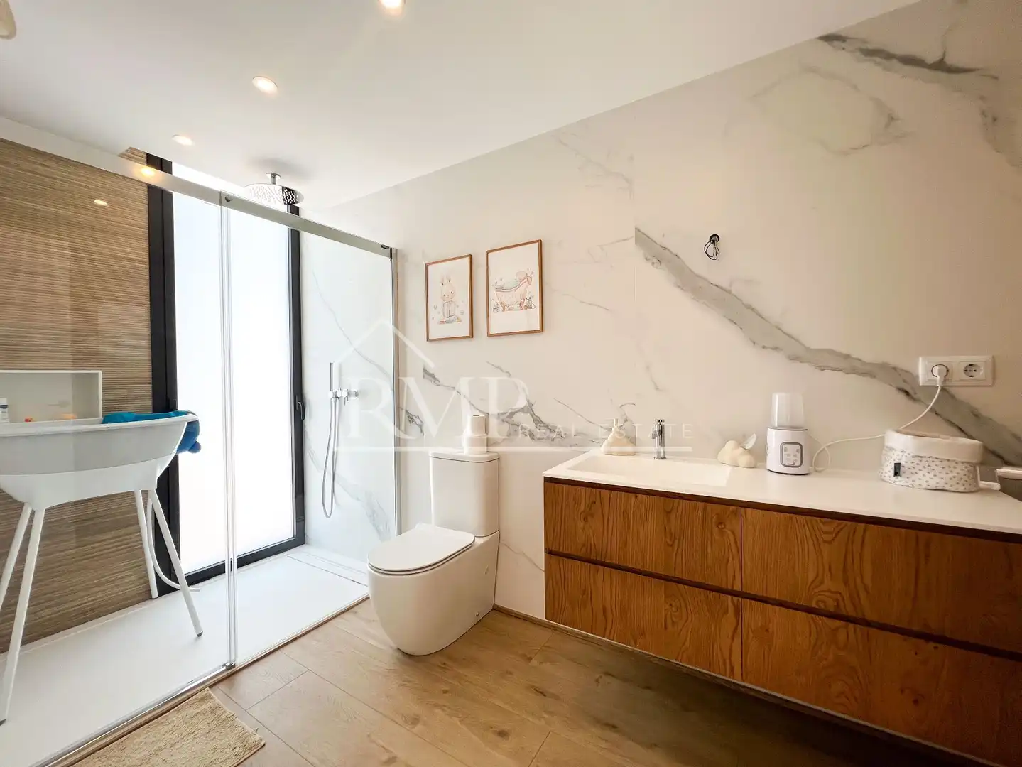 Baño de Casa o chalet en venta en Sant Andreu de Llavaneres con Aire acondicionado, Calefacción y Jardín privado