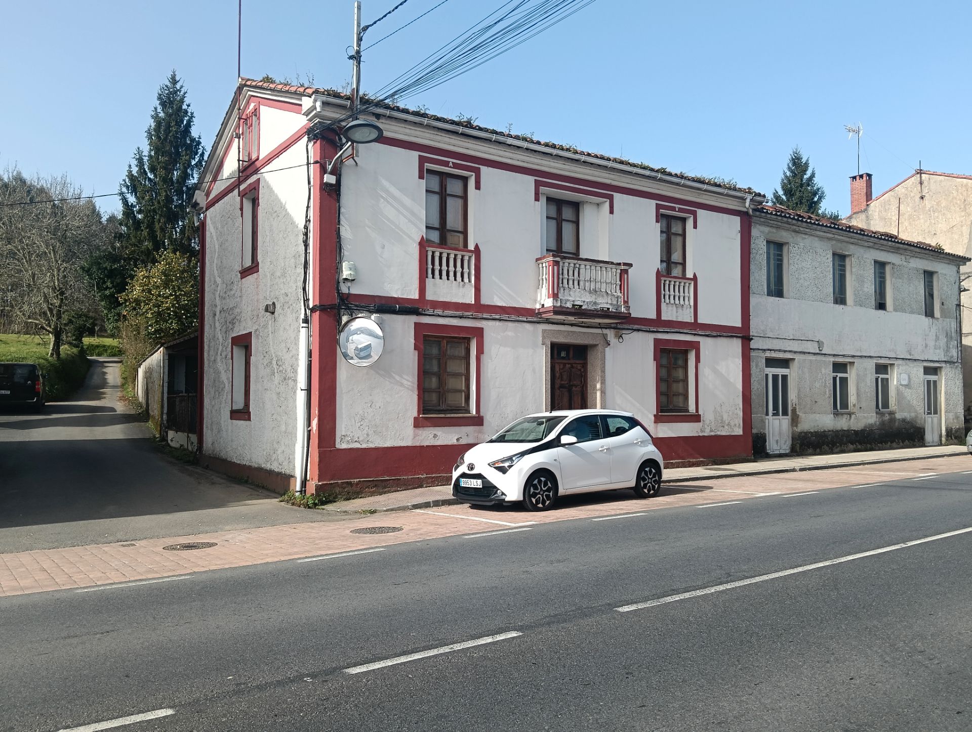Exterior view of Single-family semi-detached for sale in Oza dos Ríos  with Heating, Private garden and Storage room