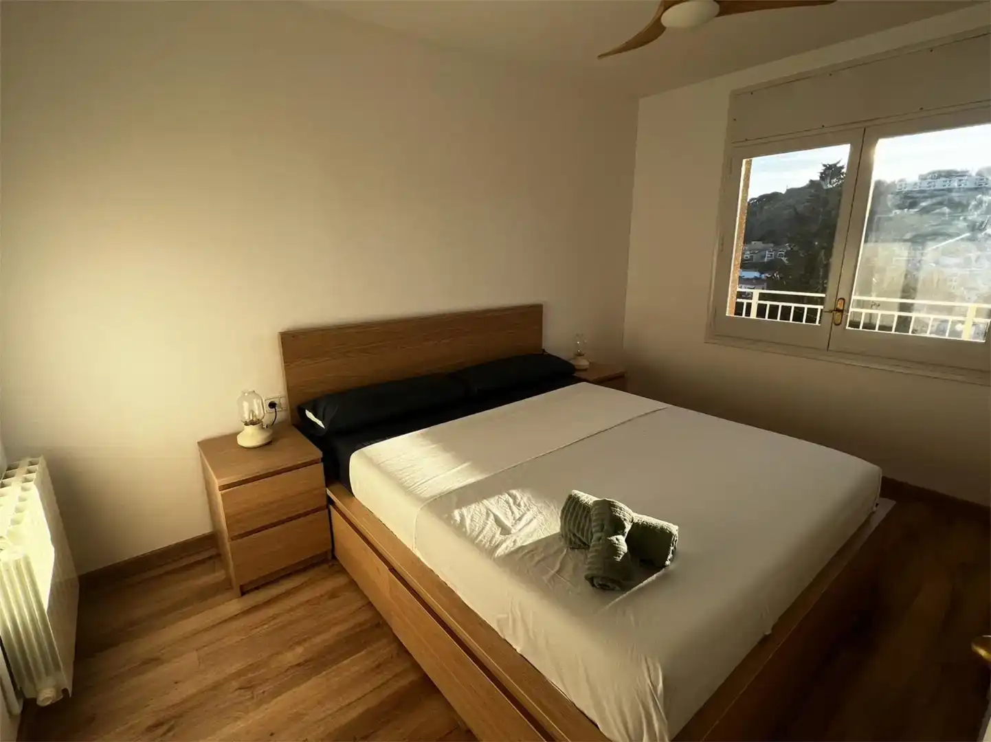 Schlafzimmer von Wohnung zur Miete in Caldes d'Estrac mit Klimaanlage