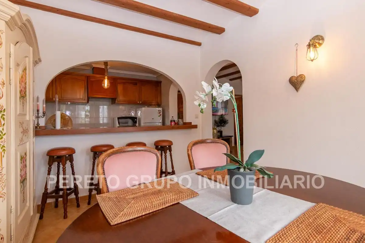 Dining room of Houses for sale in Dénia  with Air Conditioner, Heating and Private garden
