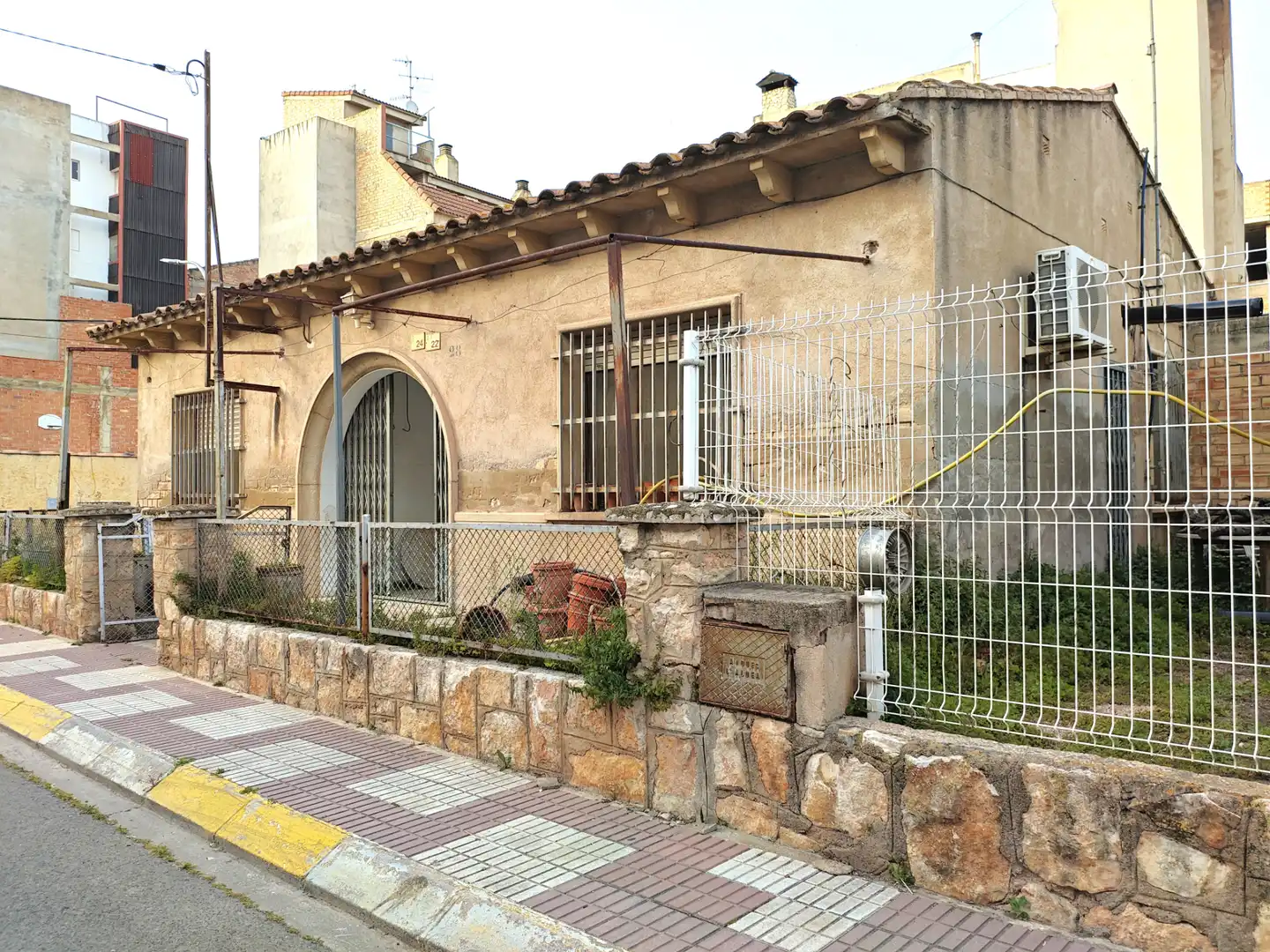 Exterior view of Houses for sale in L'Aldea  with Private garden