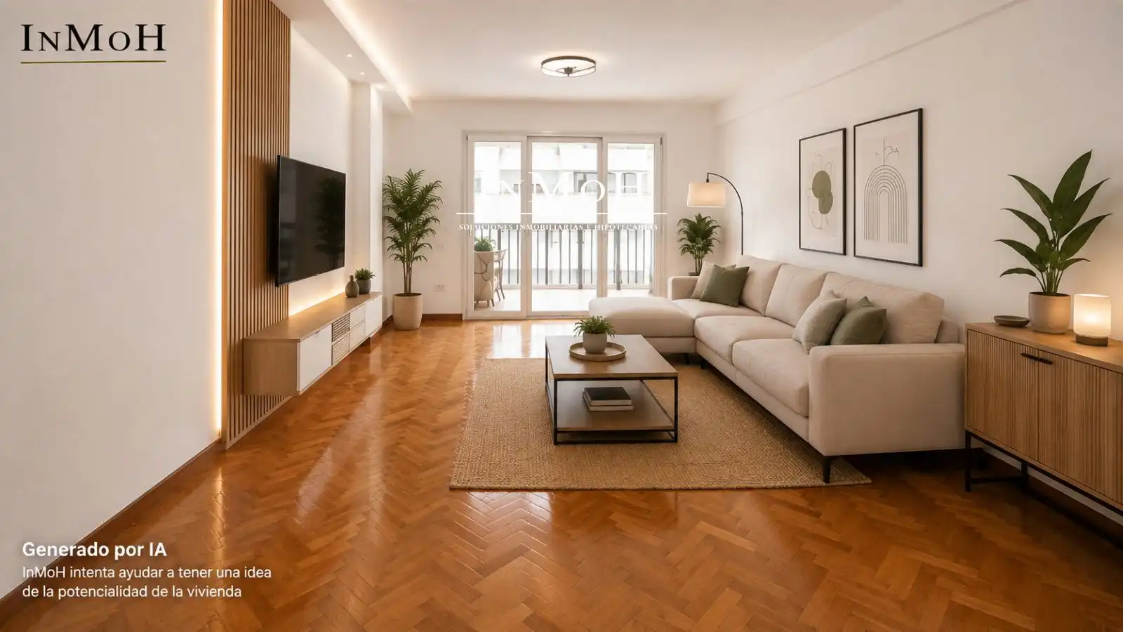 Sala de estar de Piso en venta en San Fernando con Terraza y Balcón