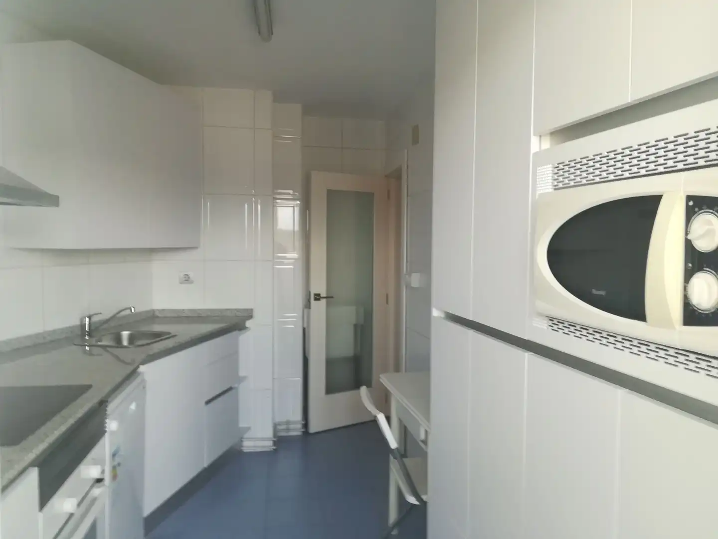 Küche von Wohnung zur Miete in Murcia mit Klimaanlage, Parkett und Möbliert