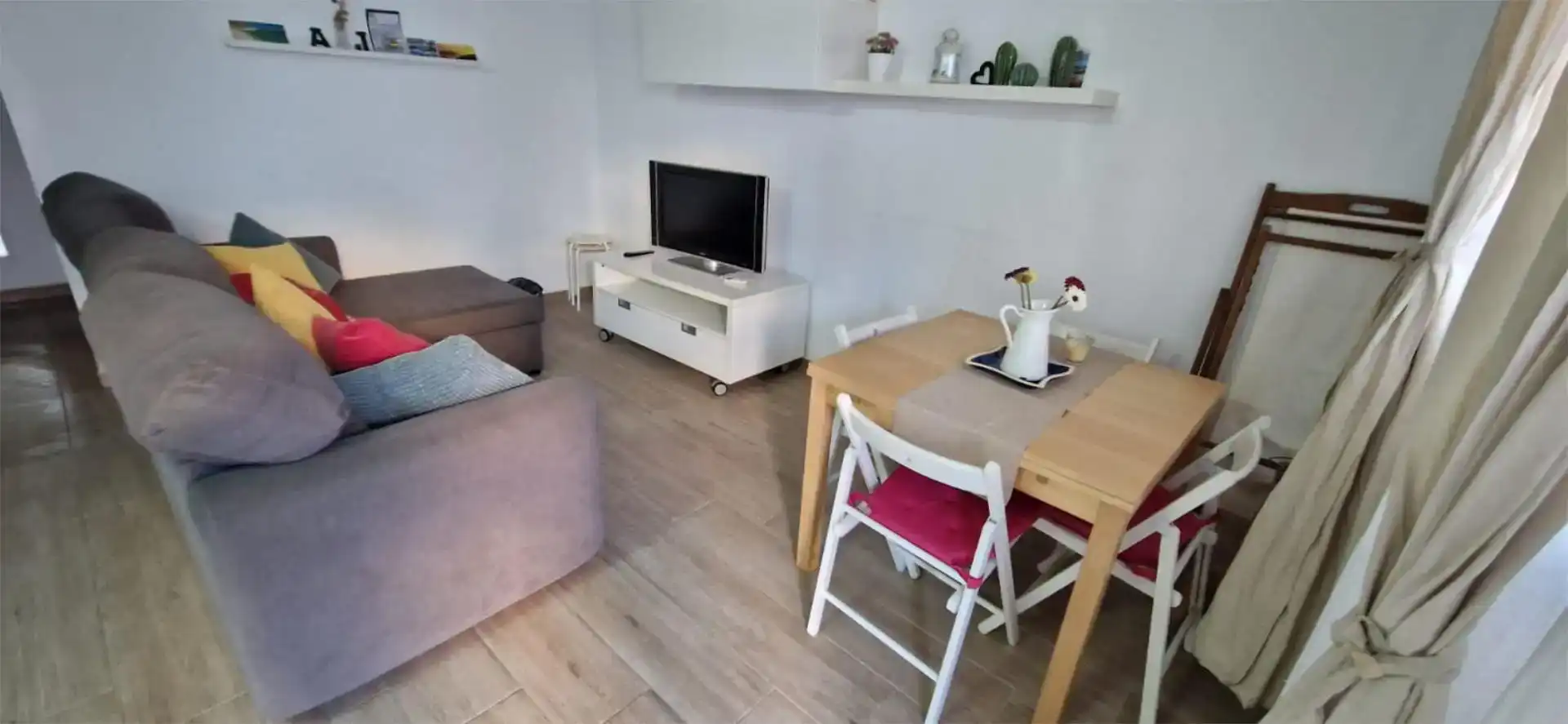 Wohnzimmer von Wohnung zur Miete in Níjar mit Klimaanlage