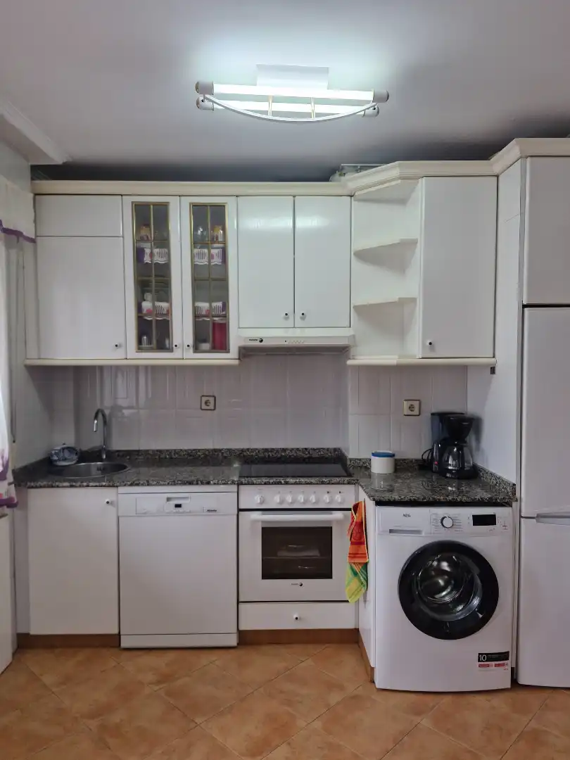 Cocina de Piso de alquiler en Derio con Calefacción, Parquet y Terraza