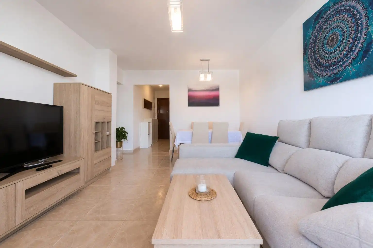 Sala d'estar de Apartament en venda en Los Boliches 