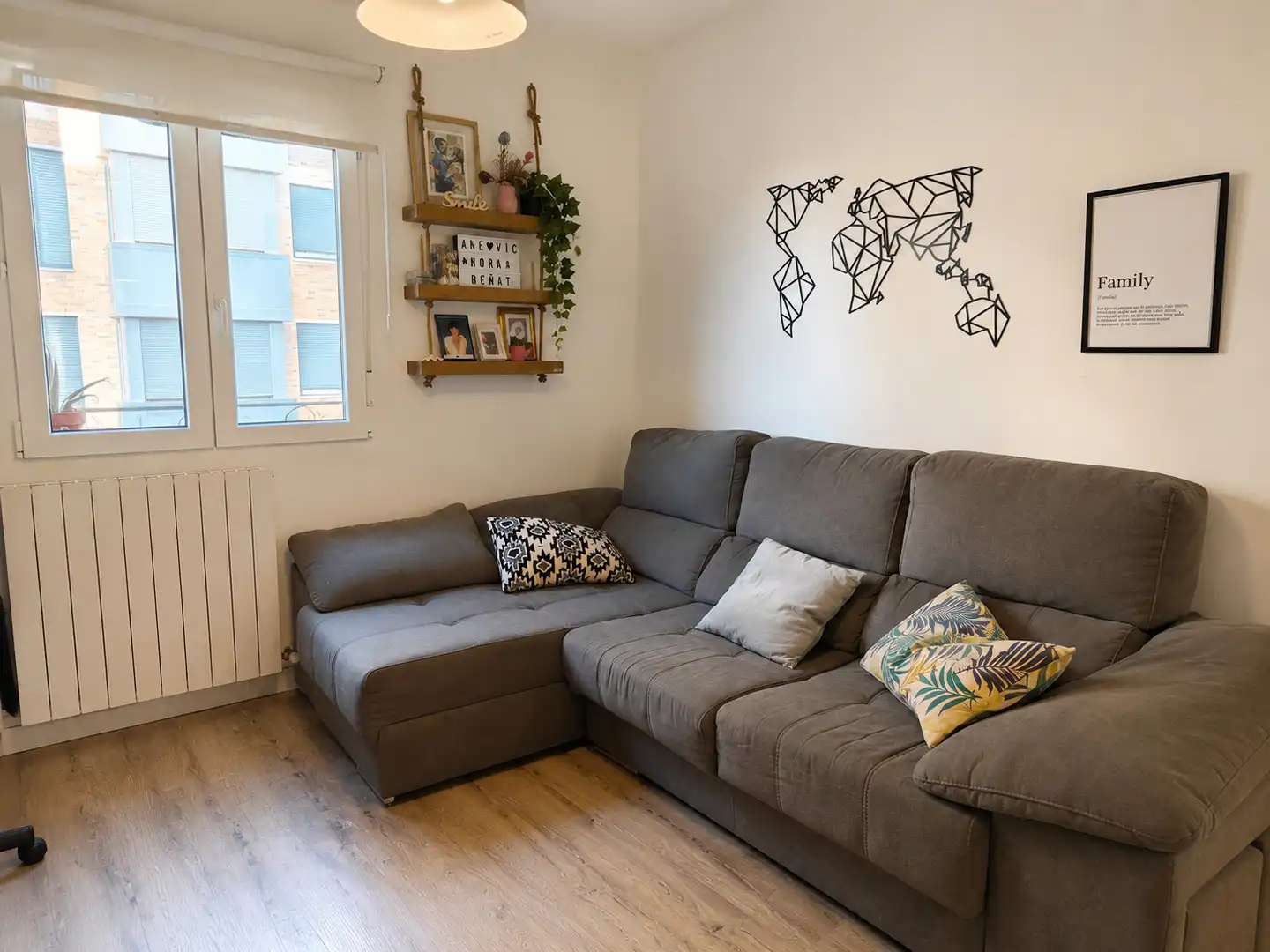 Sala de estar de Piso en venta en Bilbao  con Calefacción y Amueblado