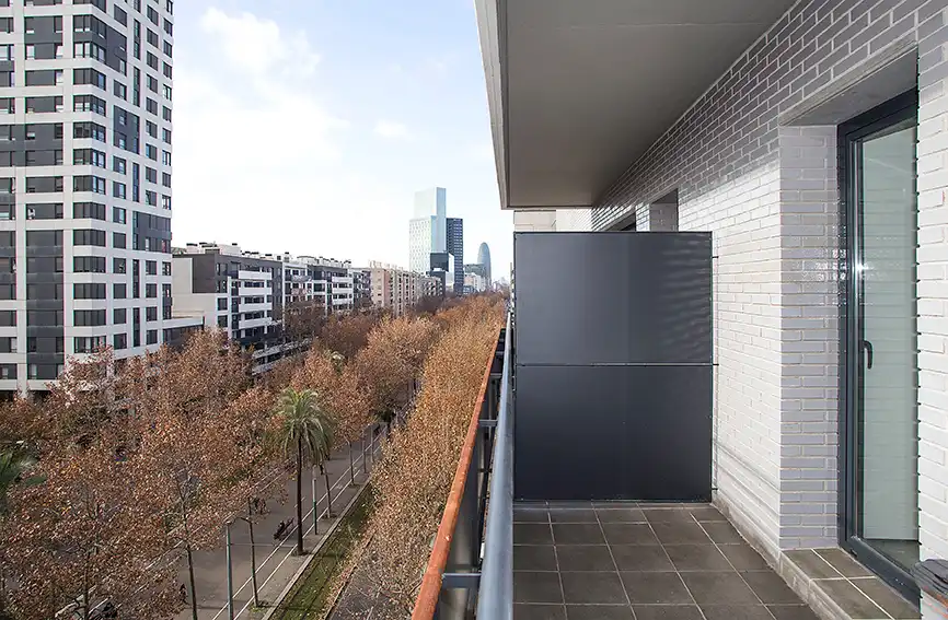 Terrace of Flat for rent in Barcelona  with Terrace, Storage room and Oven