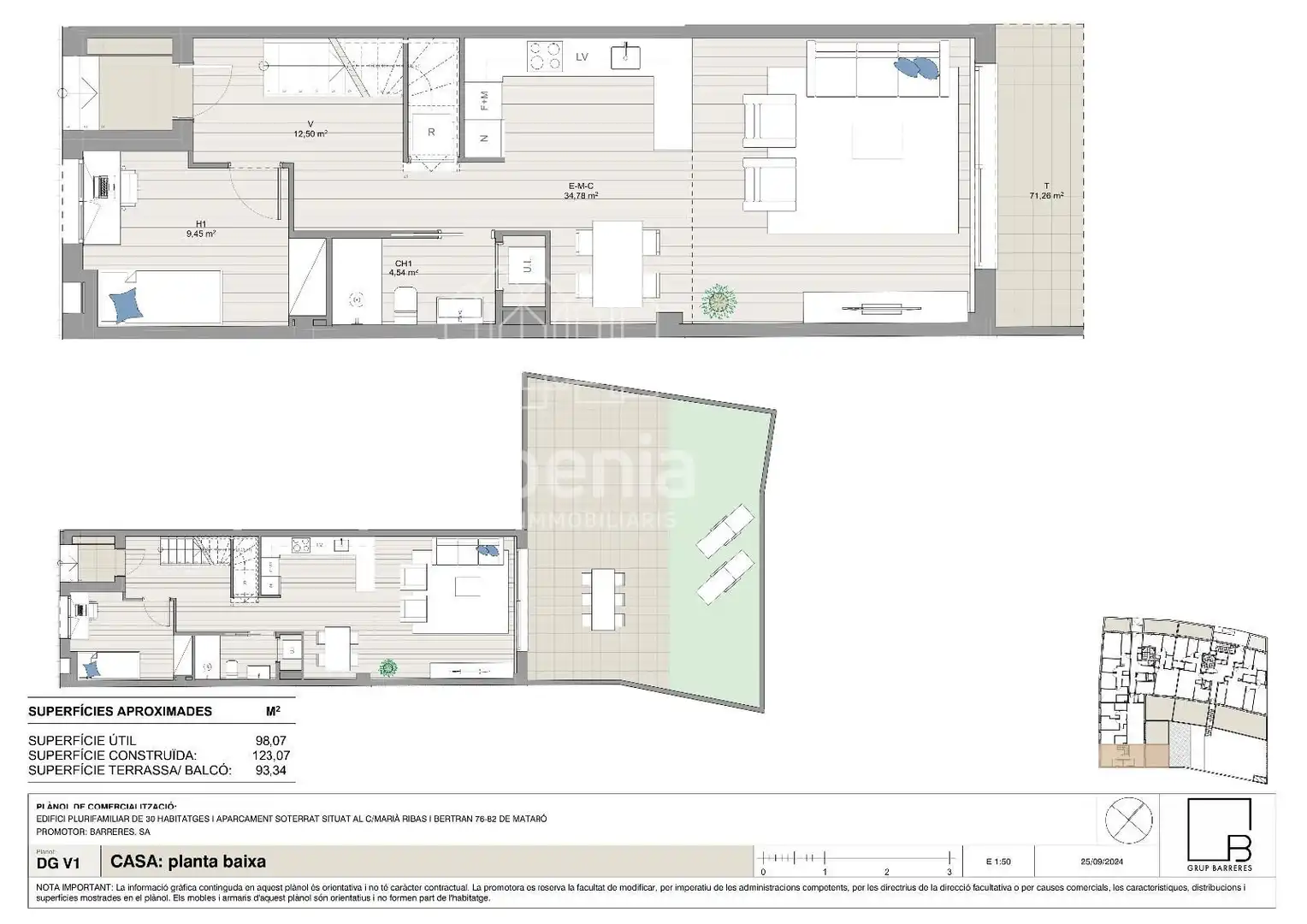 Casa amb jardí en venda a Via Europa - Parc Central, imagen 16
