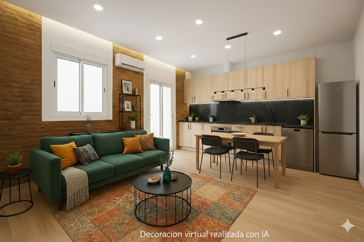 Living room of Apartment for sale in  Barcelona Capital  with Air Conditioner, Heating and Terrace