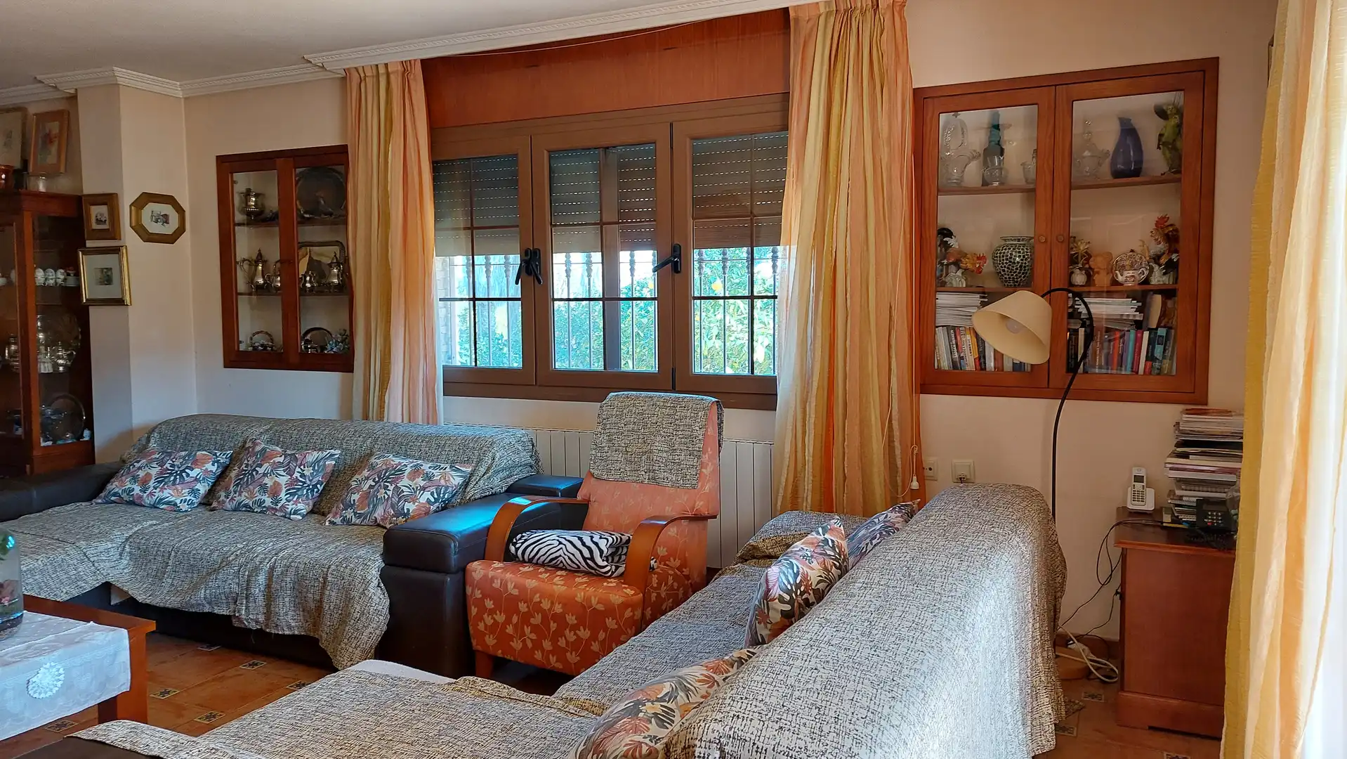 Sala d'estar de Casa o xalet en venda en Murcia amb Aire condicionat, Calefacció i Terrassa
