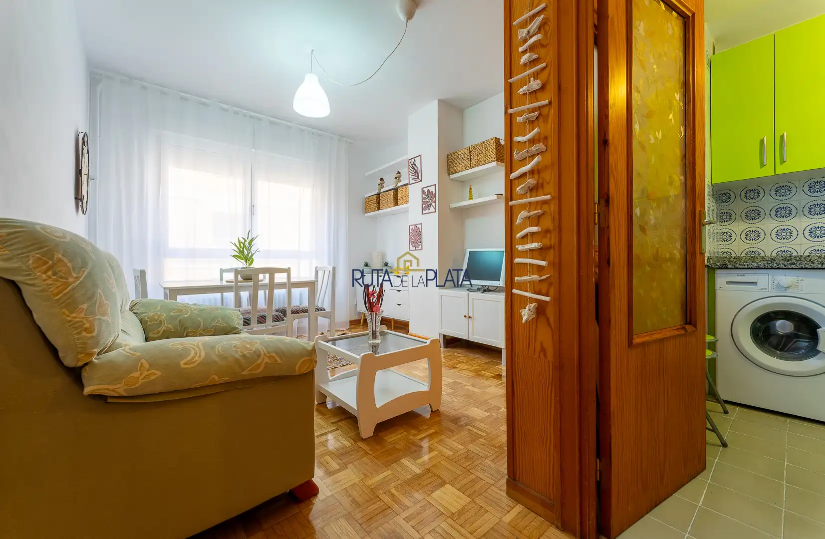 Living room of Apartments for rent in Zamora Capital   with Heating, Parquet flooring and Furnished