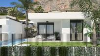 Vista exterior de Casa o xalet en venda en Polop amb Aire condicionat, Calefacció i Piscina