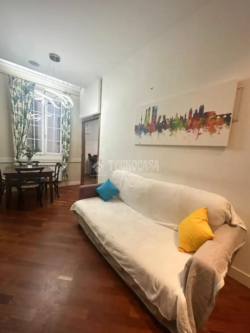 Sala de estar de Piso de alquiler en Madrid