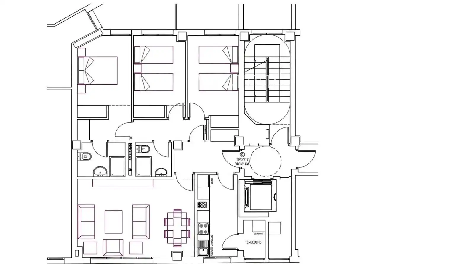 Flat with lift to rent in DE VALDERRIBAS, imagen 8