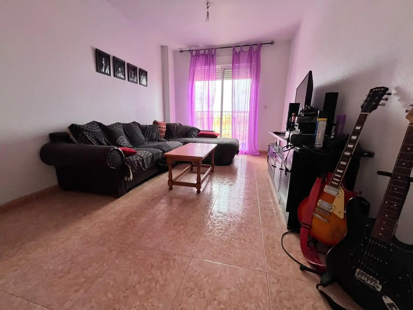 Sala de estar de Piso en venta en Águilas con Amueblado y Balcón