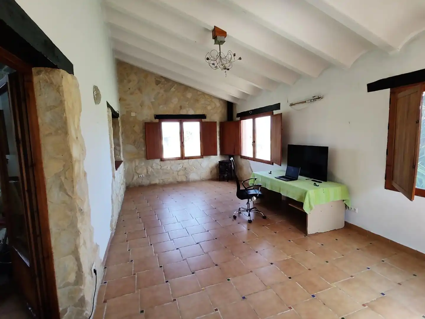 Sala de estar de Finca rústica en venta en La Pobla del Duc