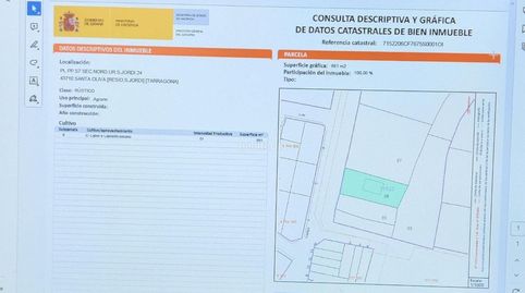 Terreno venta, urb. s. jordi, sta oliva (vendrell)