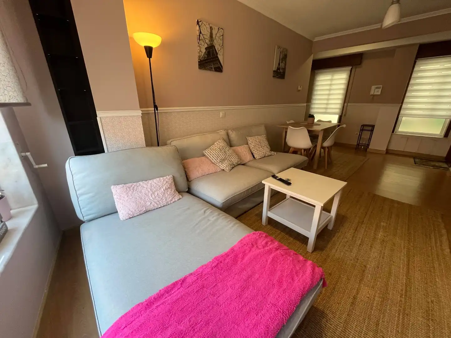 Wohnzimmer von Wohnung zur Miete in Santiago de Compostela  mit Heizung und Möbliert