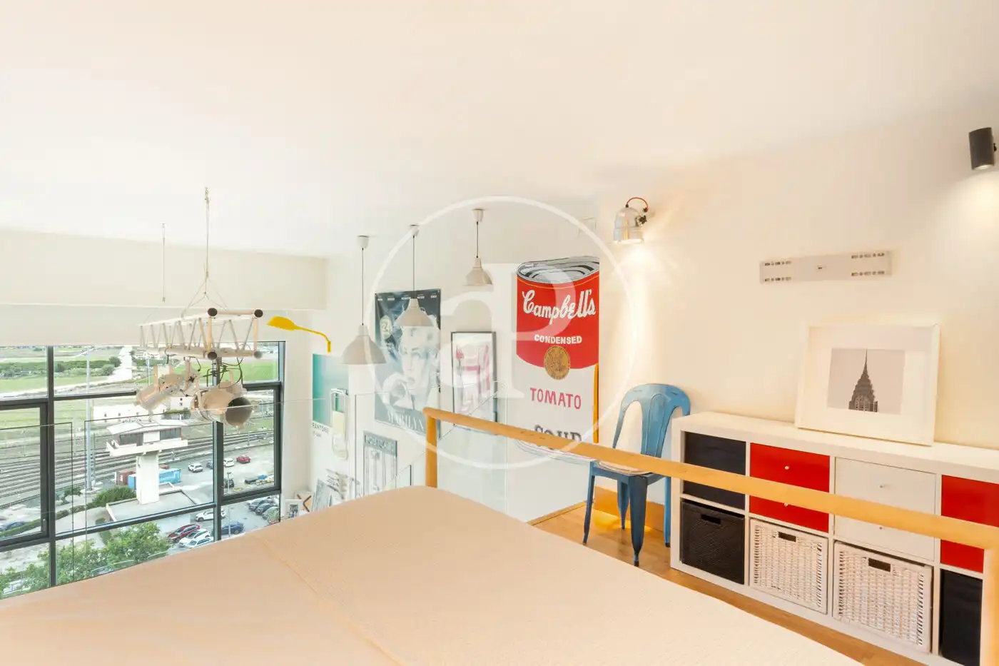 Habitación de Loft de alquiler en Valencia con Aire acondicionado, Calefacción y Jardín privado