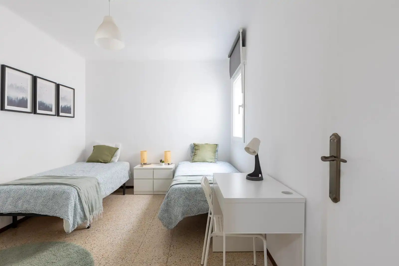 Bedroom of Flat for rent in Terrassa  with Furnished, Oven and Washing machine
