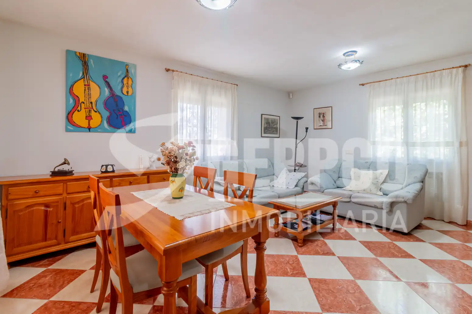 Living room of Houses for sale in Illana  with Heating, Private garden and Terrace