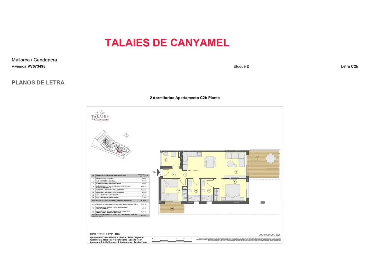 Flat for sale in Capdepera  with Air Conditioner, Heating and Terrace