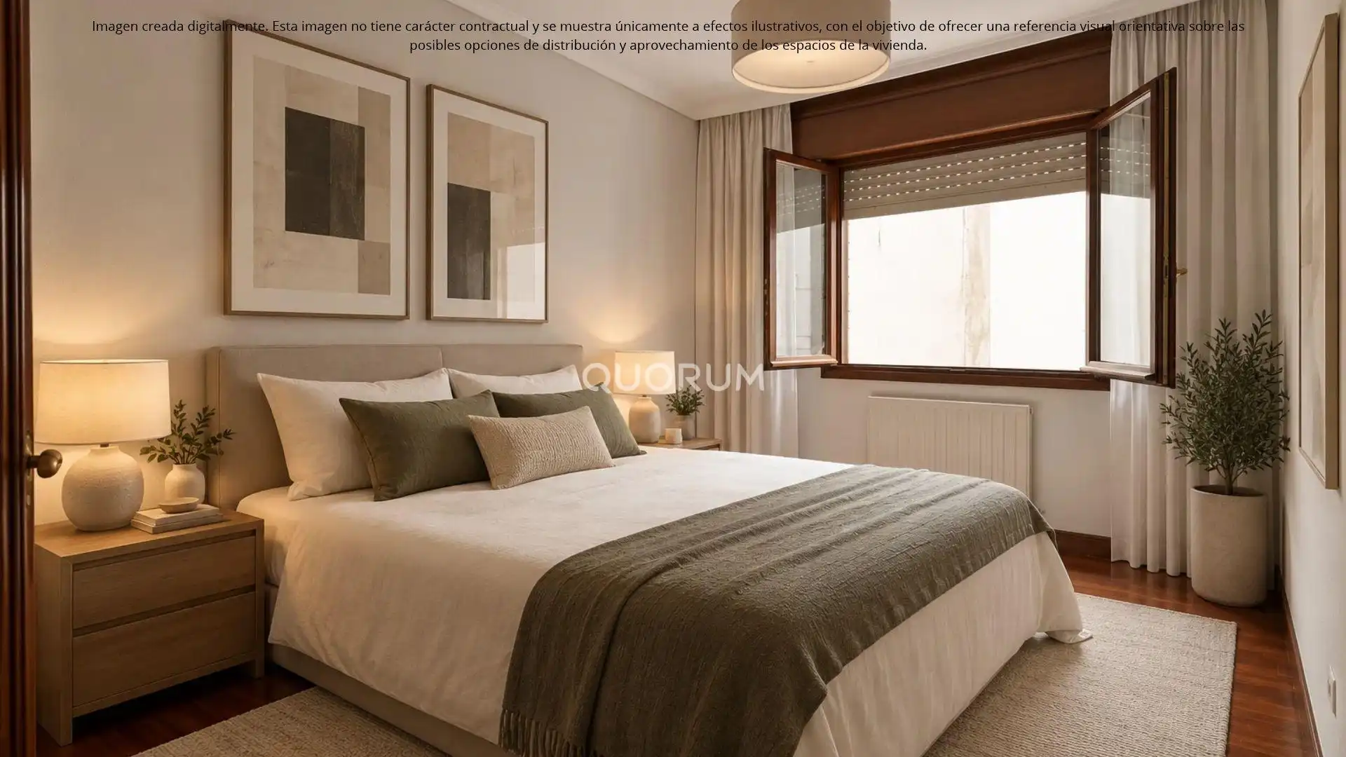 Schlafzimmer von Wohnung zum Verkauf in Errekalde