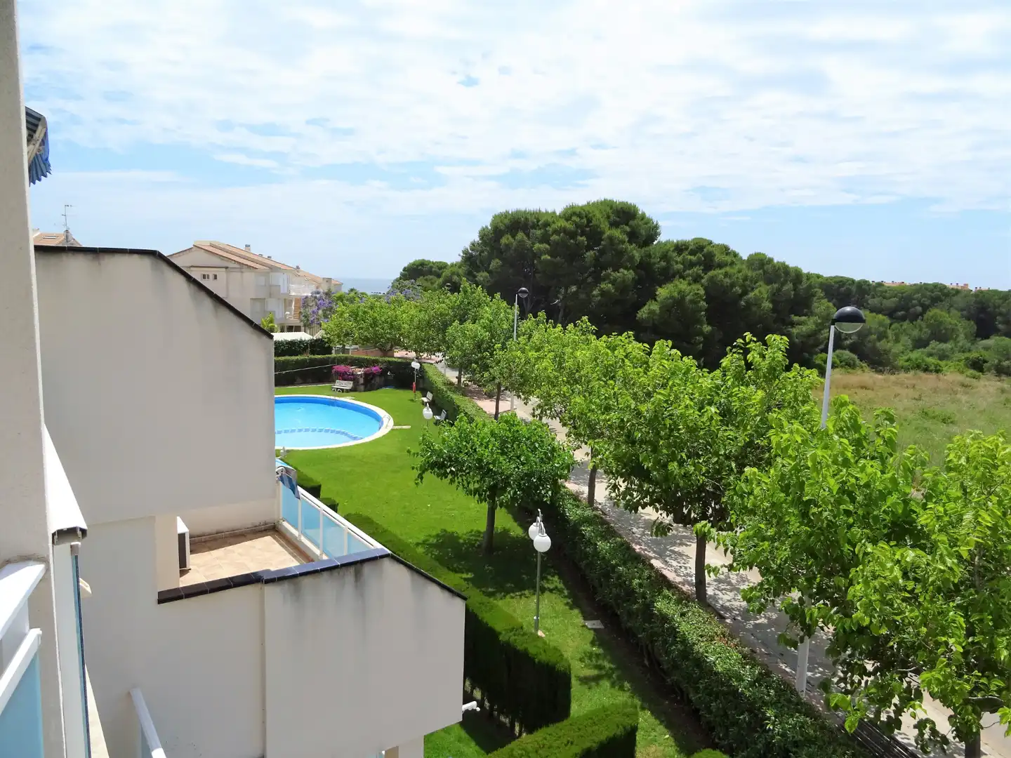 Piscina de Apartament de lloguer en Alcalà de Xivert amb Aire condicionat, Terrassa i Moblat