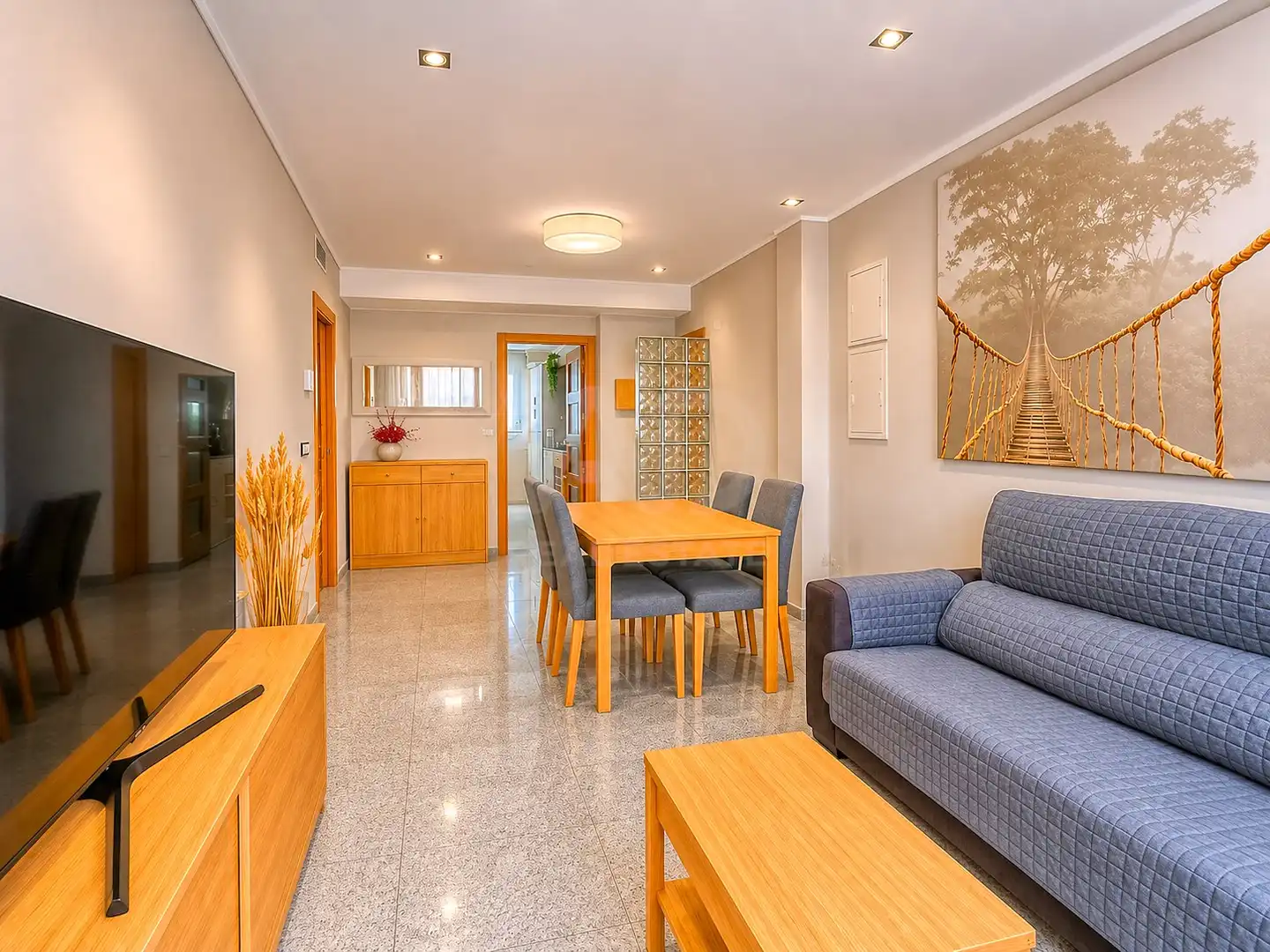 Living room of Flat for sale in Petrer  with Air Conditioner and Heating