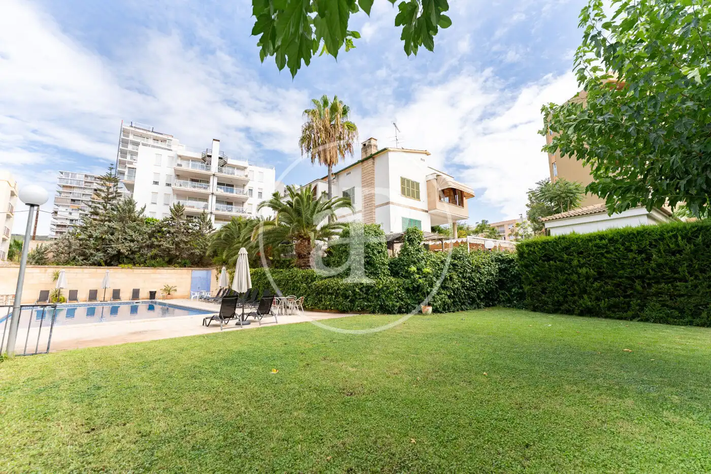 Garden of Attic for rent in  Palma de Mallorca  with Air Conditioner, Heating and Terrace