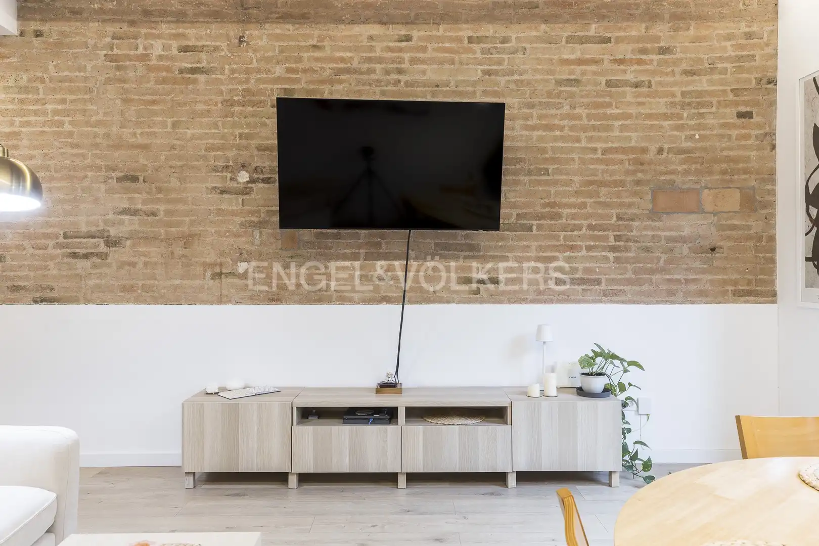 Wohnzimmer von Wohnung zur Miete in Barcelona mit Klimaanlage, Heizung und Parkett