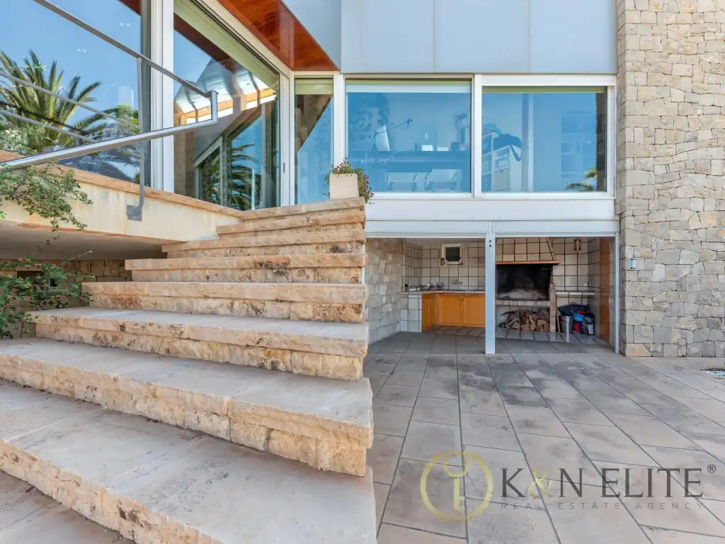 Exterior view of Houses for sale in Petrer  with Private garden and Swimming Pool