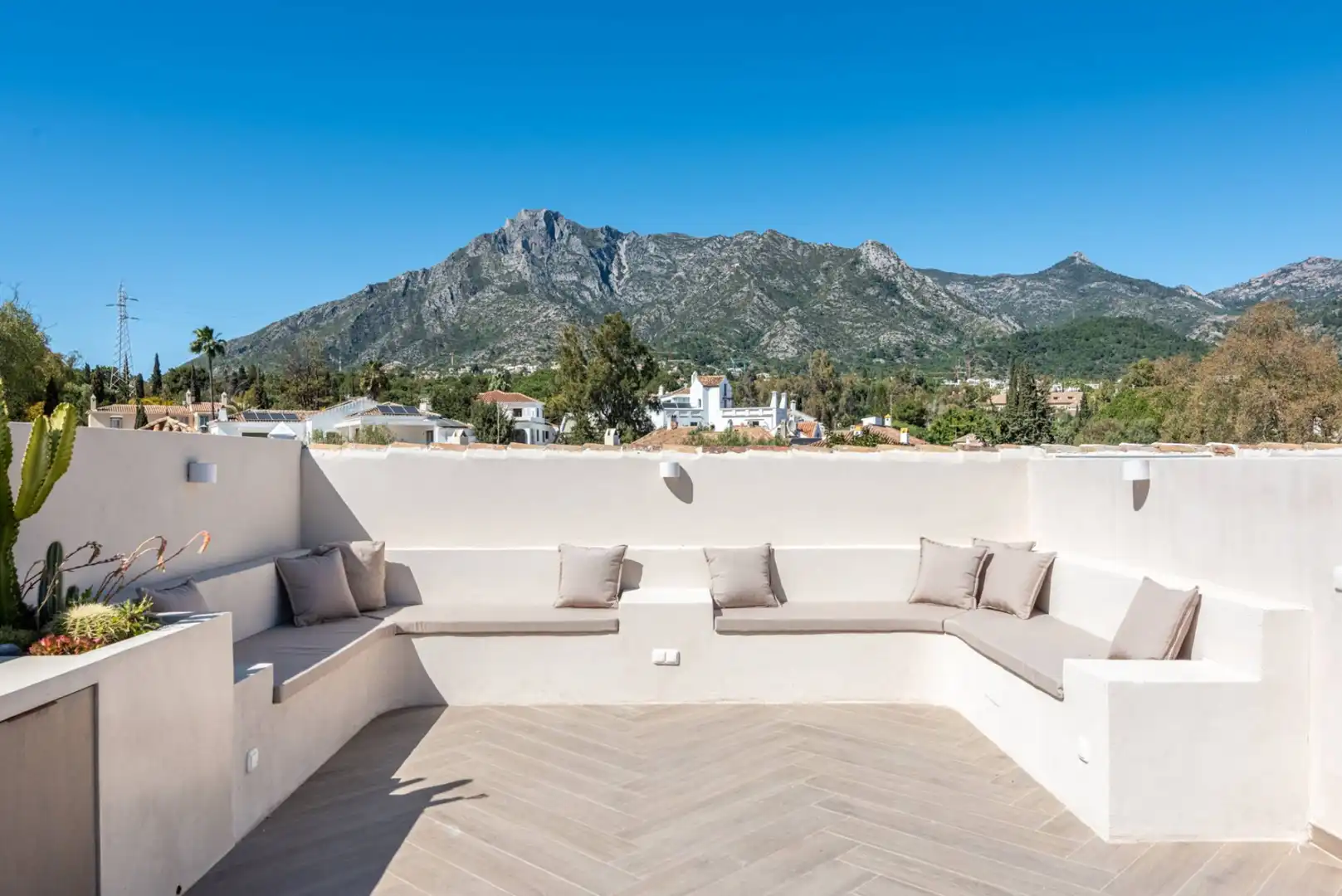Terraza de Casa adosada en venta en Marbella con Aire acondicionado, Jardín privado y Terraza
