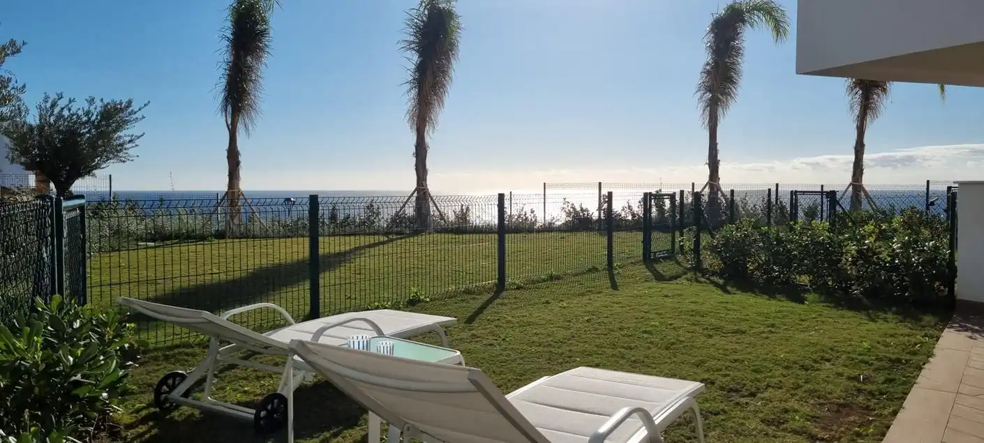Jardí de Apartament de lloguer en Torrox amb Aire condicionat, Calefacció i Jardí privat