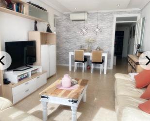 Living room of Flat for sale in  Almería Capital  with Air Conditioner and Furnished